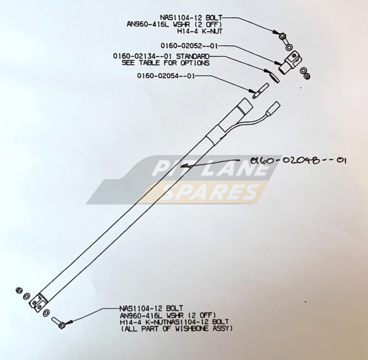 FRONT PUSHROD ASSEMBLY Diagram